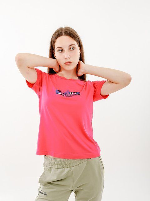Футболка AUSTRALIAN LOGO FLOWERS TEE JERSEY V LSDTS0027-227 97139 фото