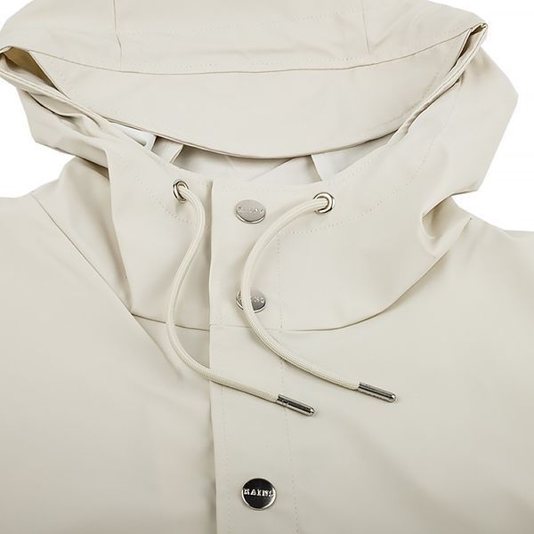 Куртка Rains Long Jacket 1202-OFFWHITE 87758s313760 фото
